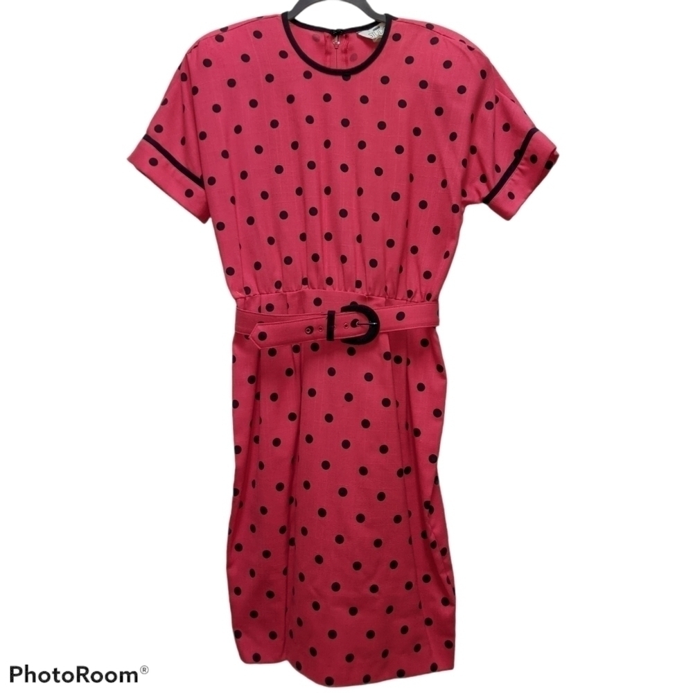 SGS Studio retro 80s vintage polka dot dress
